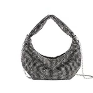 Elegant Black and Silver Women's Bag